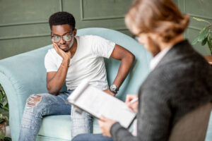 A man in bipolar disorder treatment in Georgia.