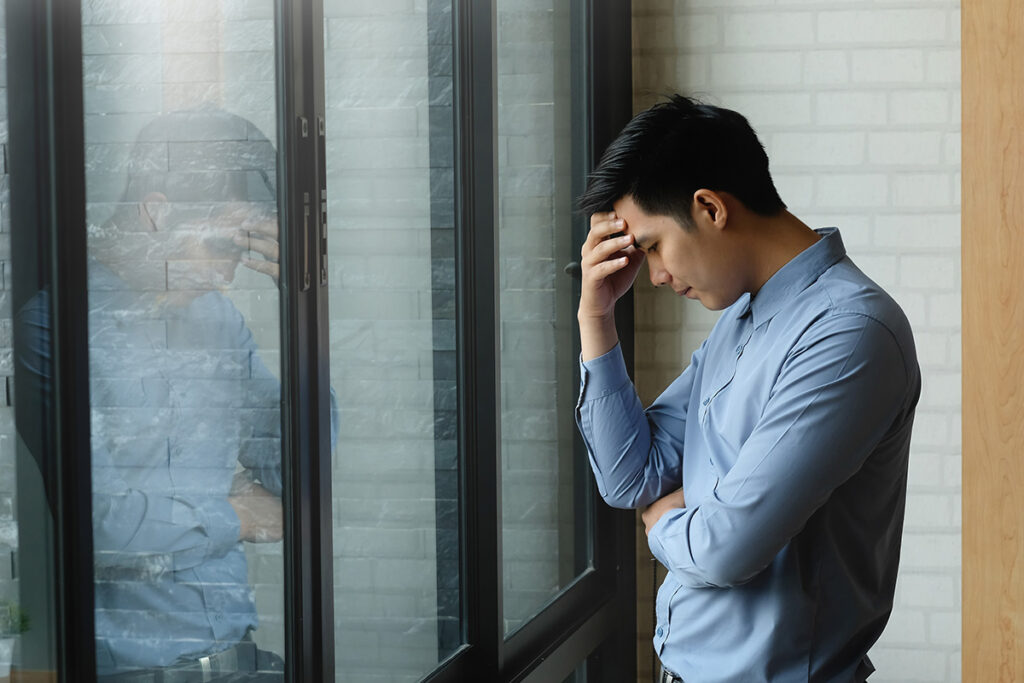 Person struggling with rapid cycling bipolar